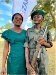 Rosemary, right, and her mother, Lilian, left, celebrate at the graduation ceremony Credit: Francesca Cooke, Consultant